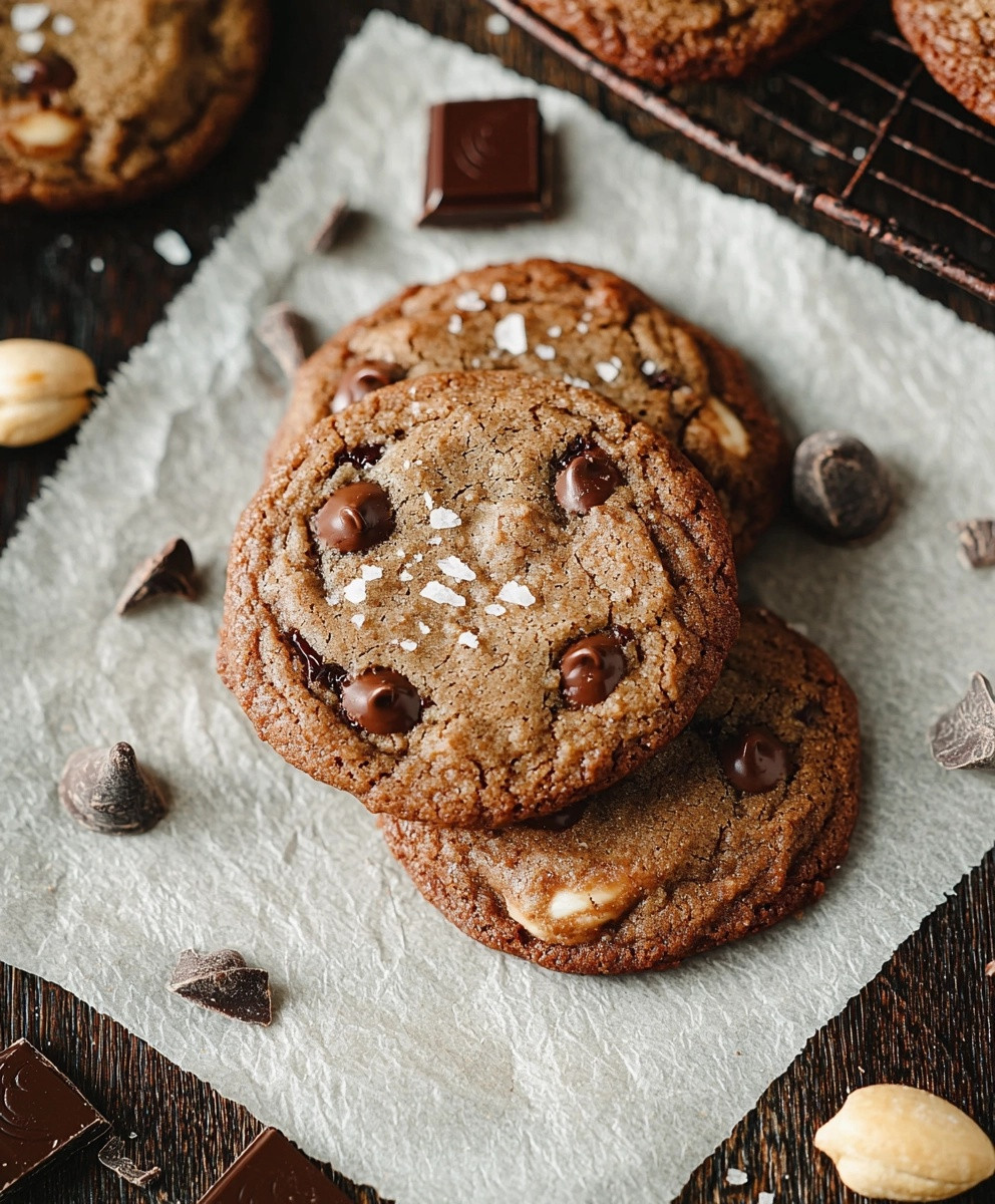 Cookies moelleux chocolat fleur de sel