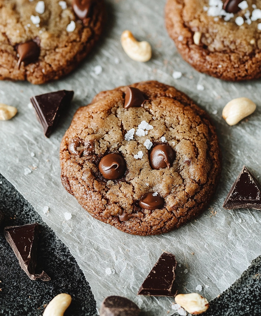 Cookies moelleux chocolat fleur de sel
