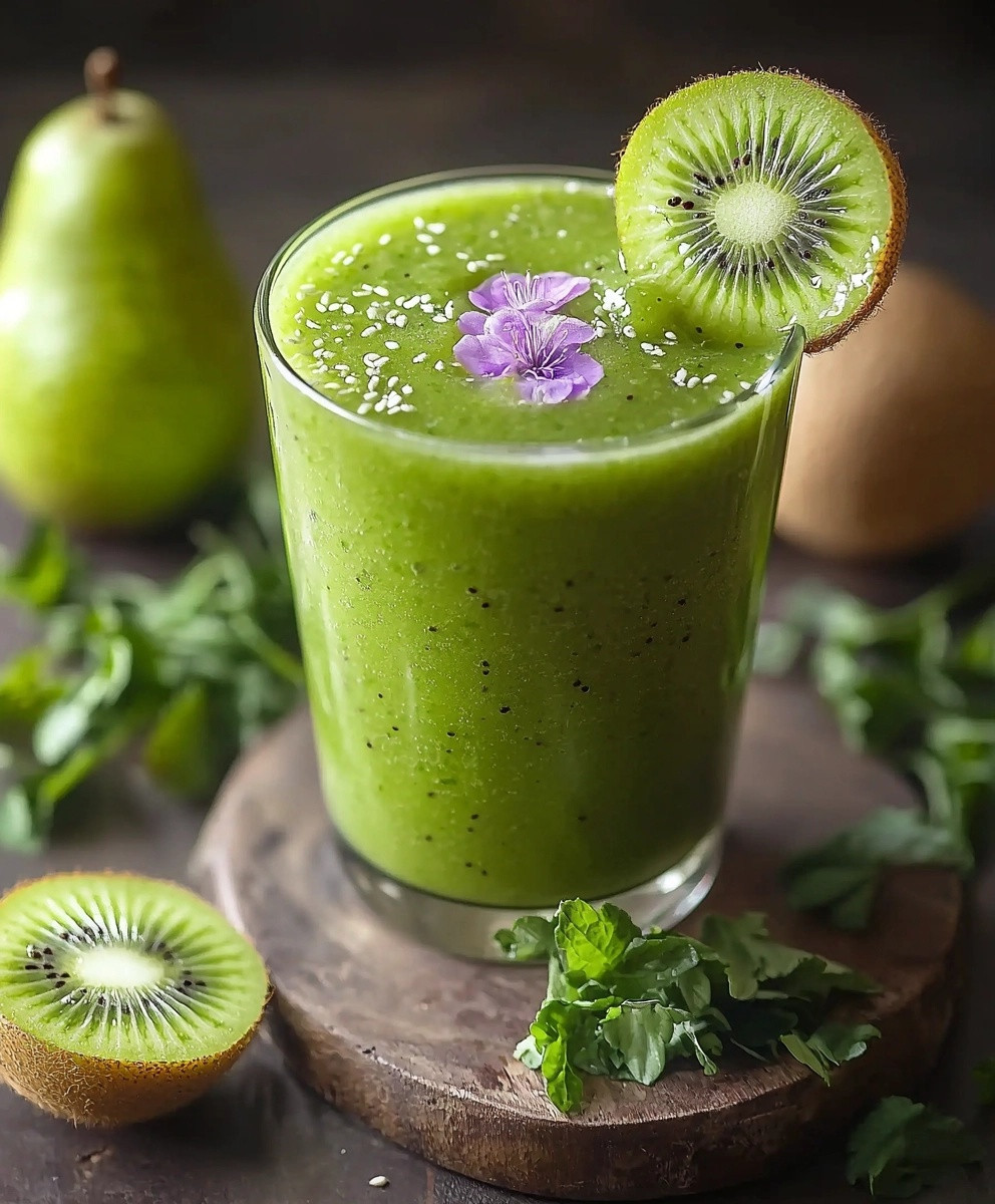 Smoothie poire kiwi
