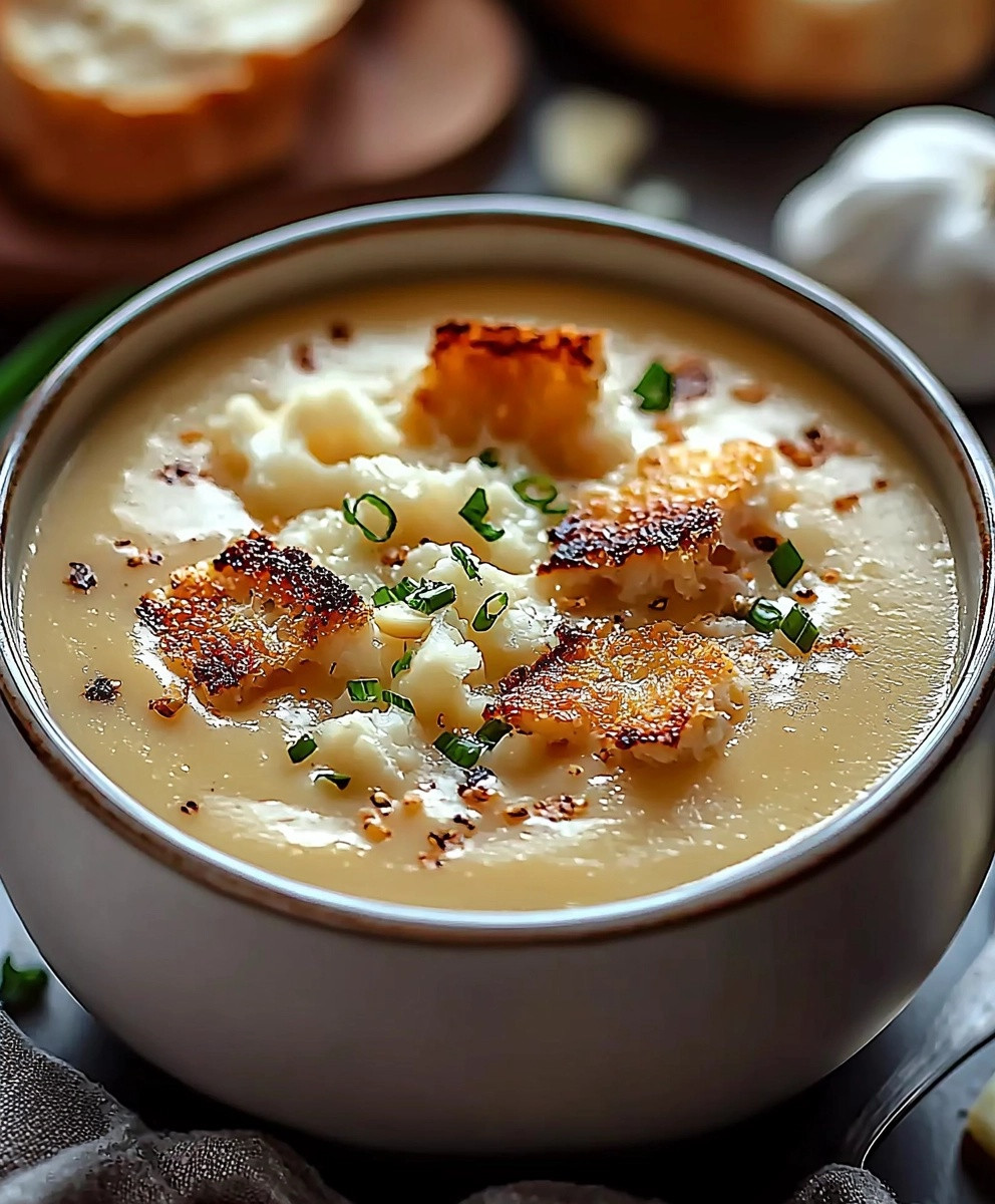 Soupe de chou-fleur rôti