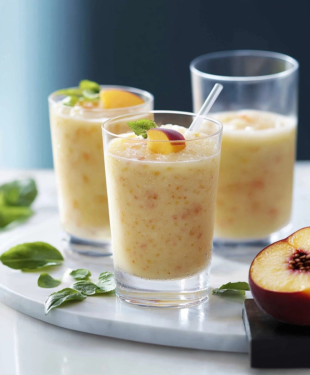 Petit-lait à la pêche