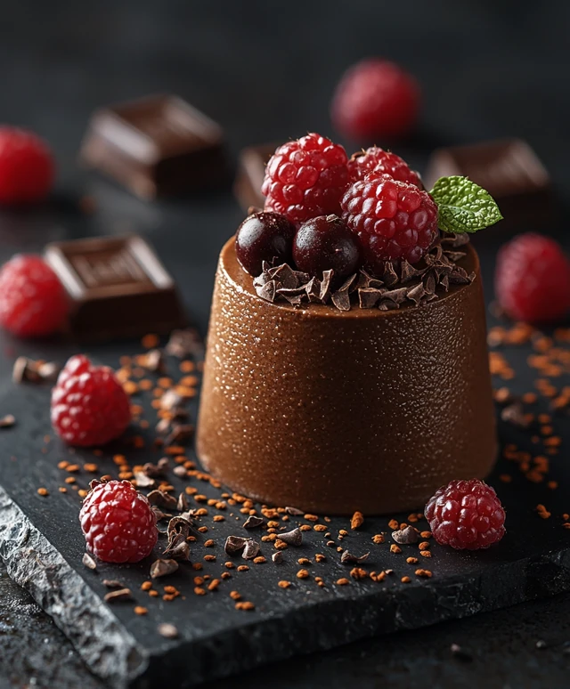 Mousse chocolat noir
