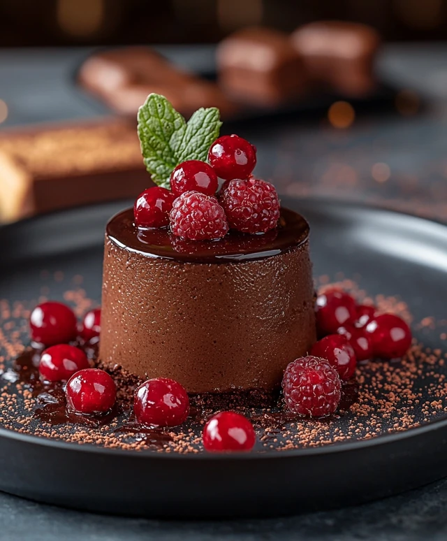 Mousse chocolat noir
