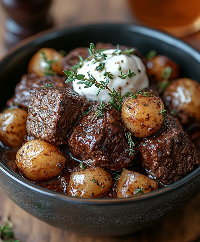 Buf bourguignon traditionnel