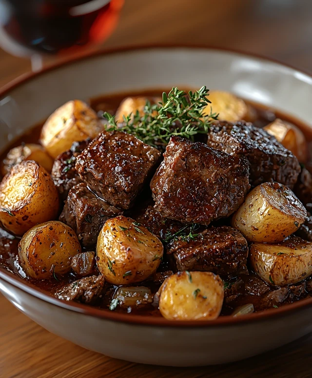 Buf bourguignon traditionnel