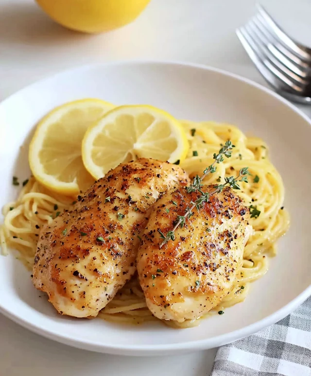 Poulet au poivre citronné