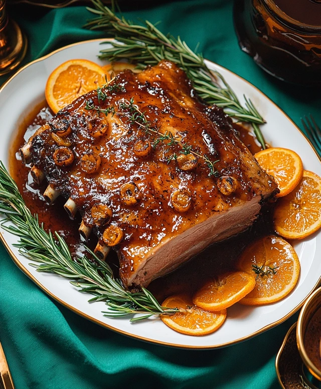 Rôti de porc à l'orange