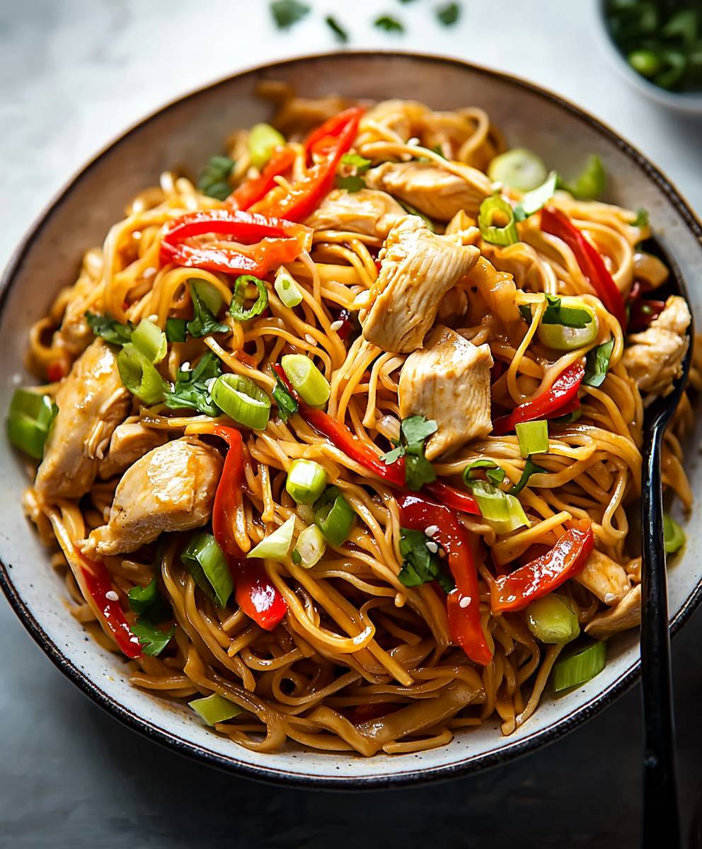 Chow Mein poulet