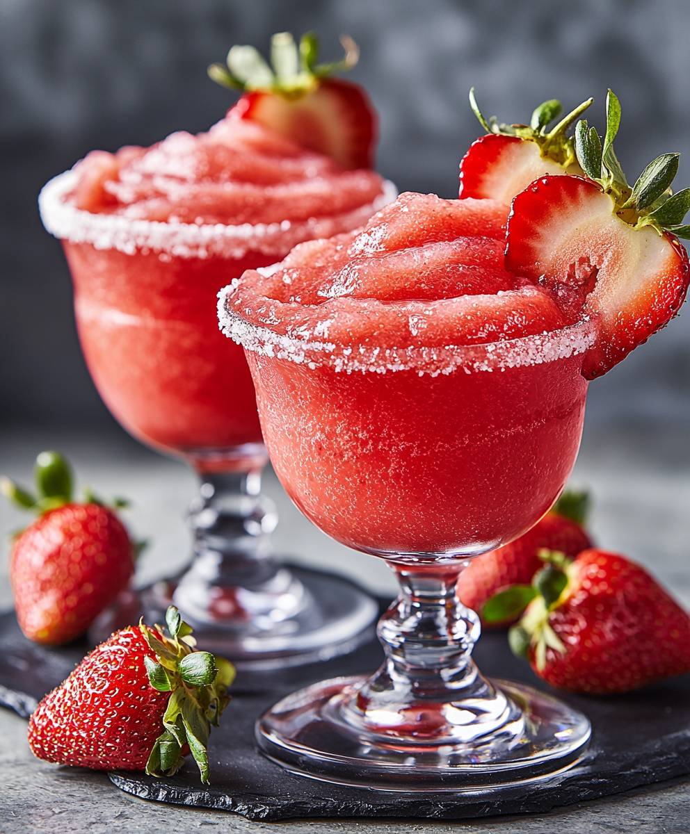 Margarita mezcal fraise