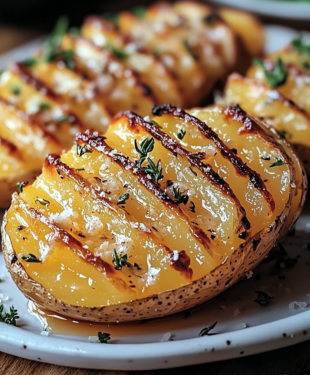 Pommes de terre ail beurre four