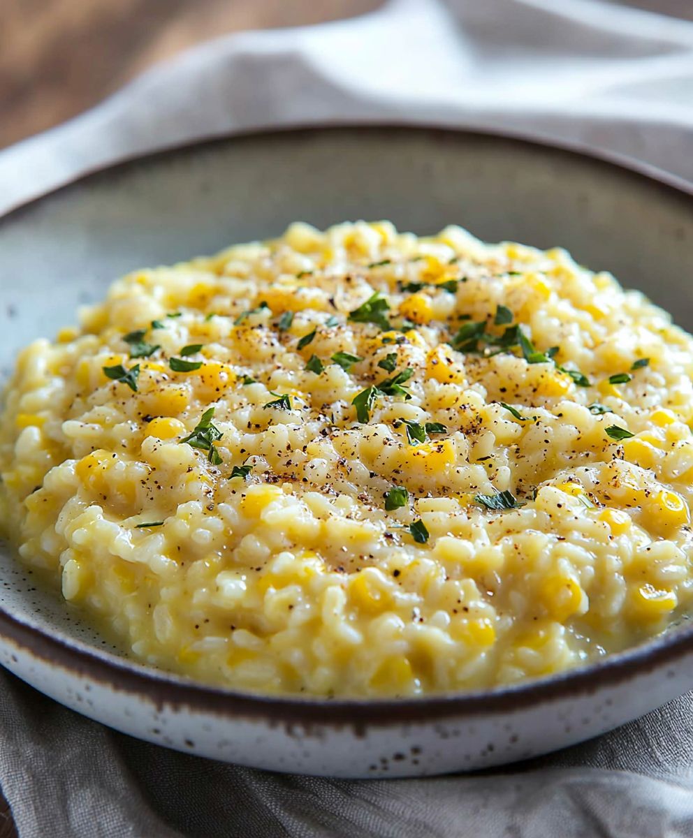 Risotto de maïs à l'autocuiseur