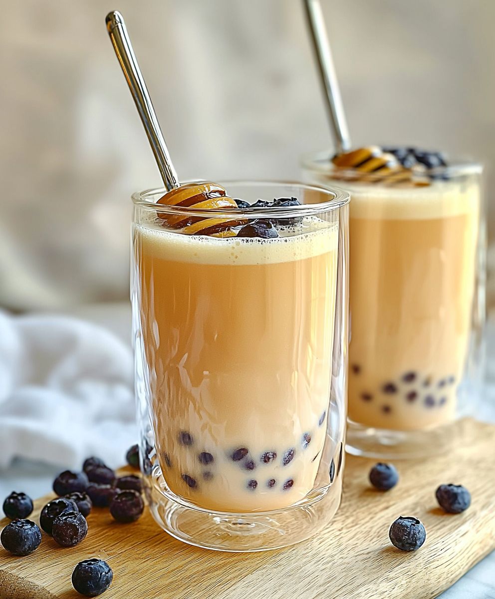 Thé au lait et miel