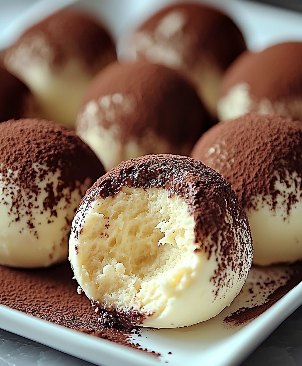 Truffes tiramisu irrésistibles