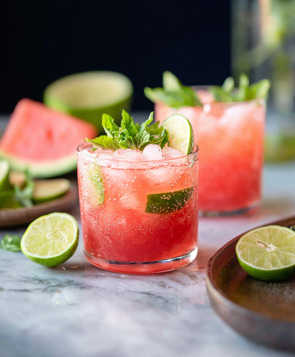 Cocktail pastèque limeade
