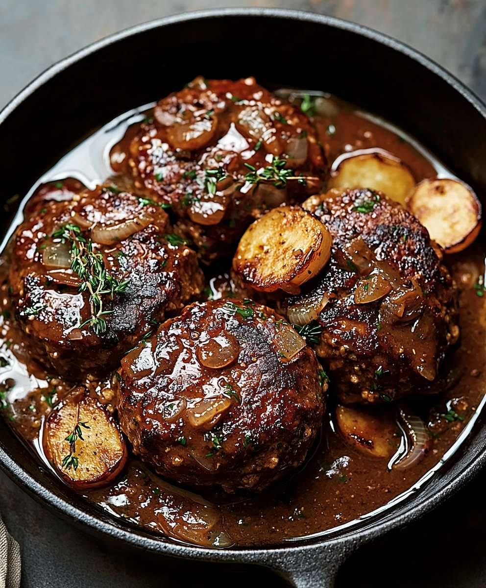 Steak Salisbury maison