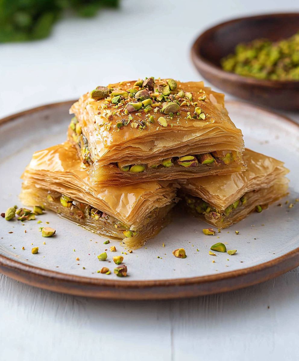 Baklava aux pistaches
