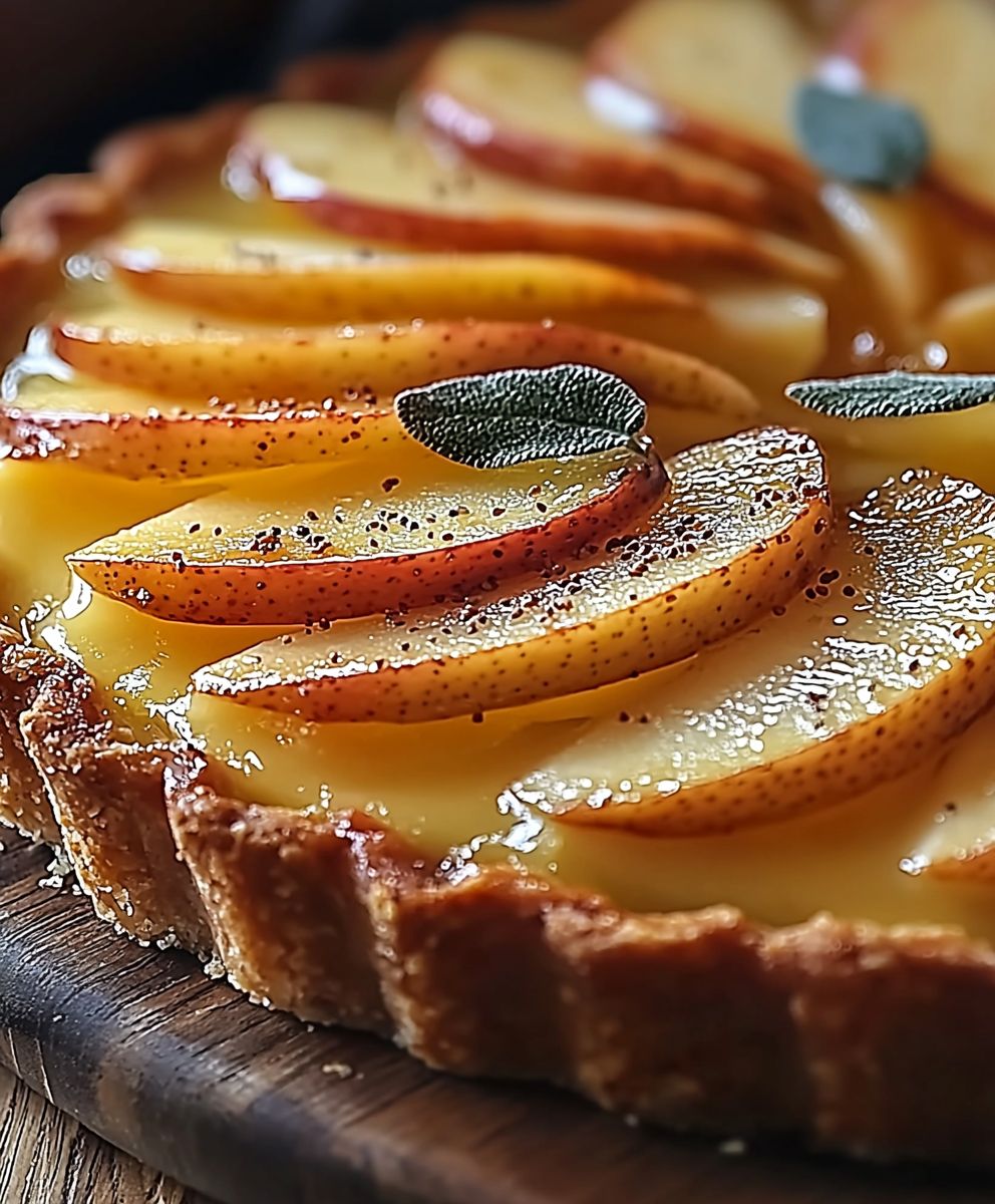 Tarte aux pommes alsacienne