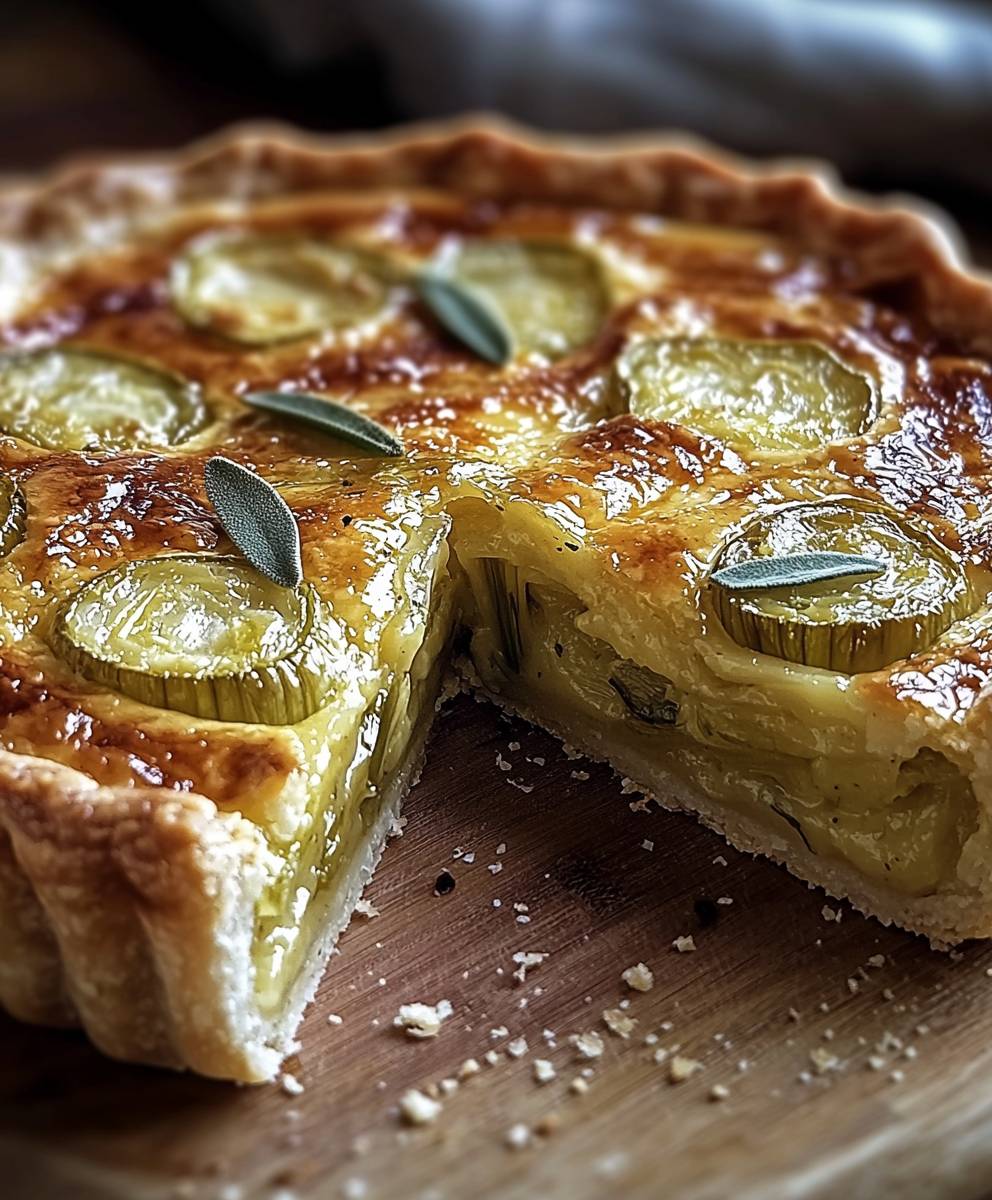 Tarte aux poireaux