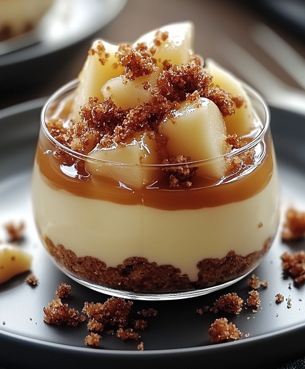 Pommes fondantes caramel mousse spéculoos