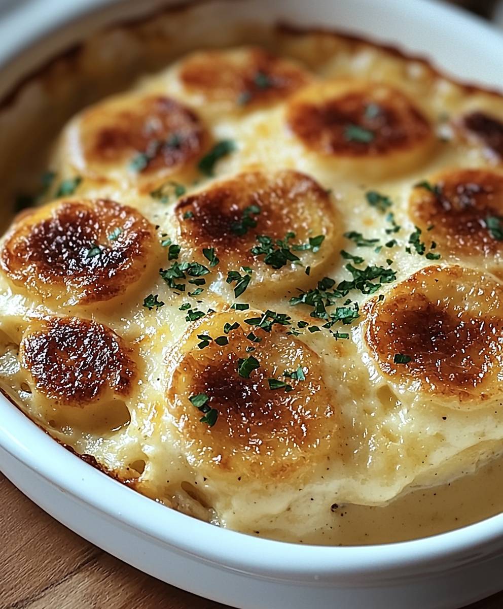 Gratin dauphinois crémeux béchamel