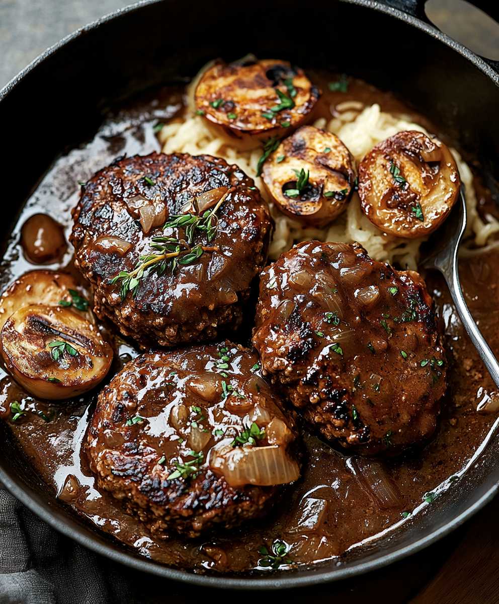 Steak Salisbury maison