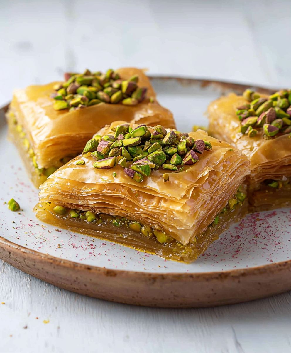 Baklava aux pistaches