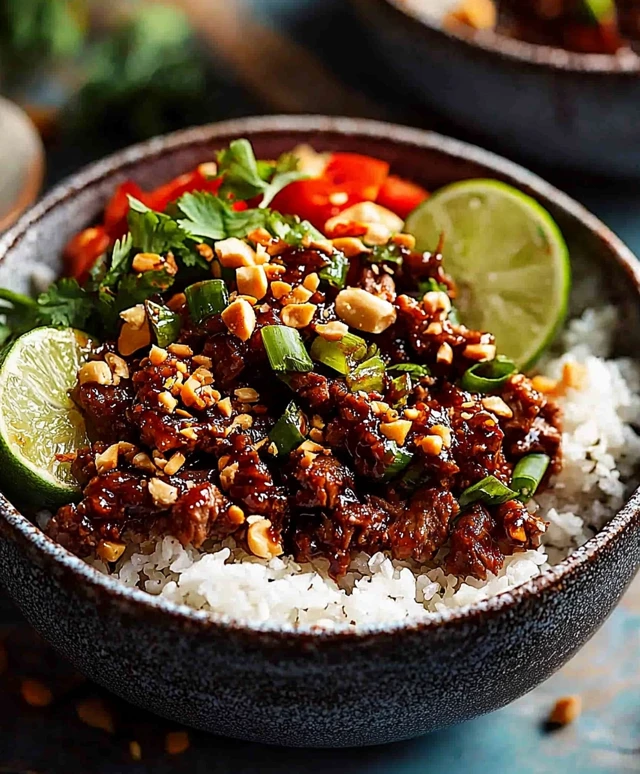 Bols de buf thaïlandais