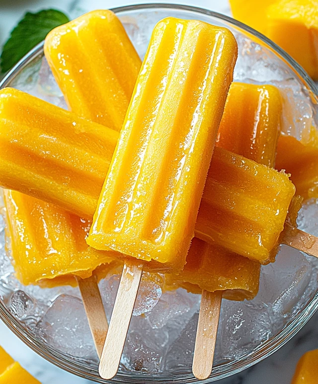 Glace à la mangue