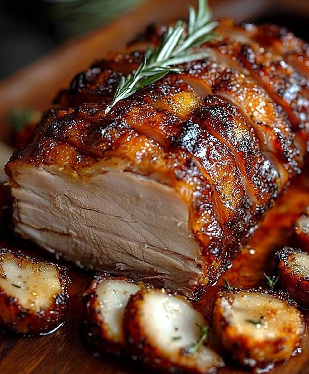 Rôti de porc croustillant