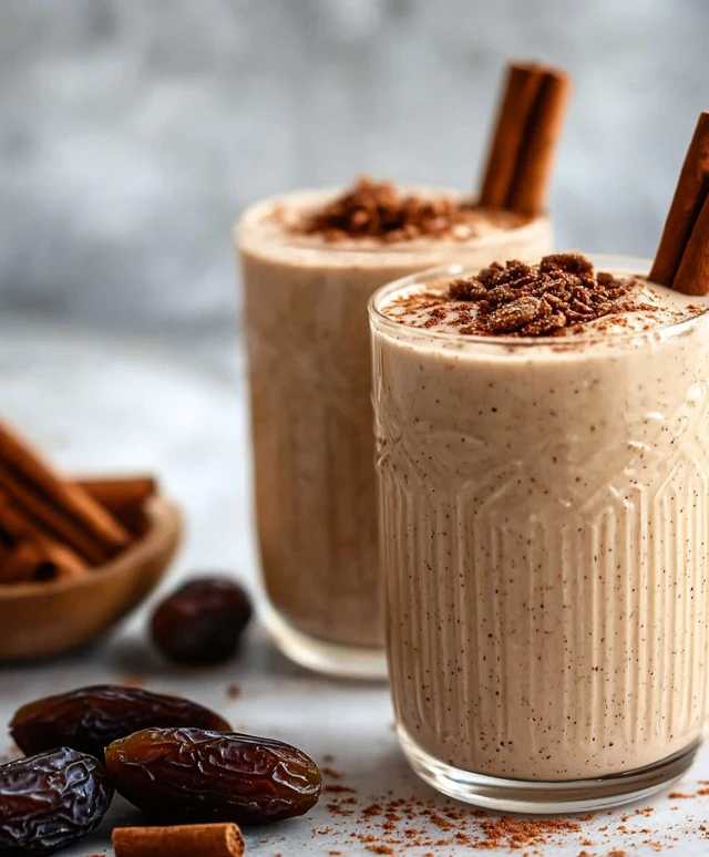 Smoothie dattes tahini Snickerdoodle