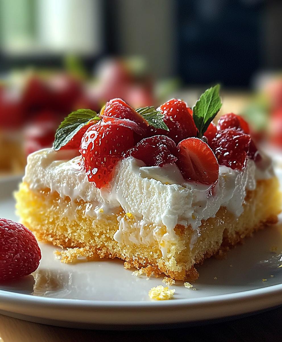 Gâteau glacé au citron