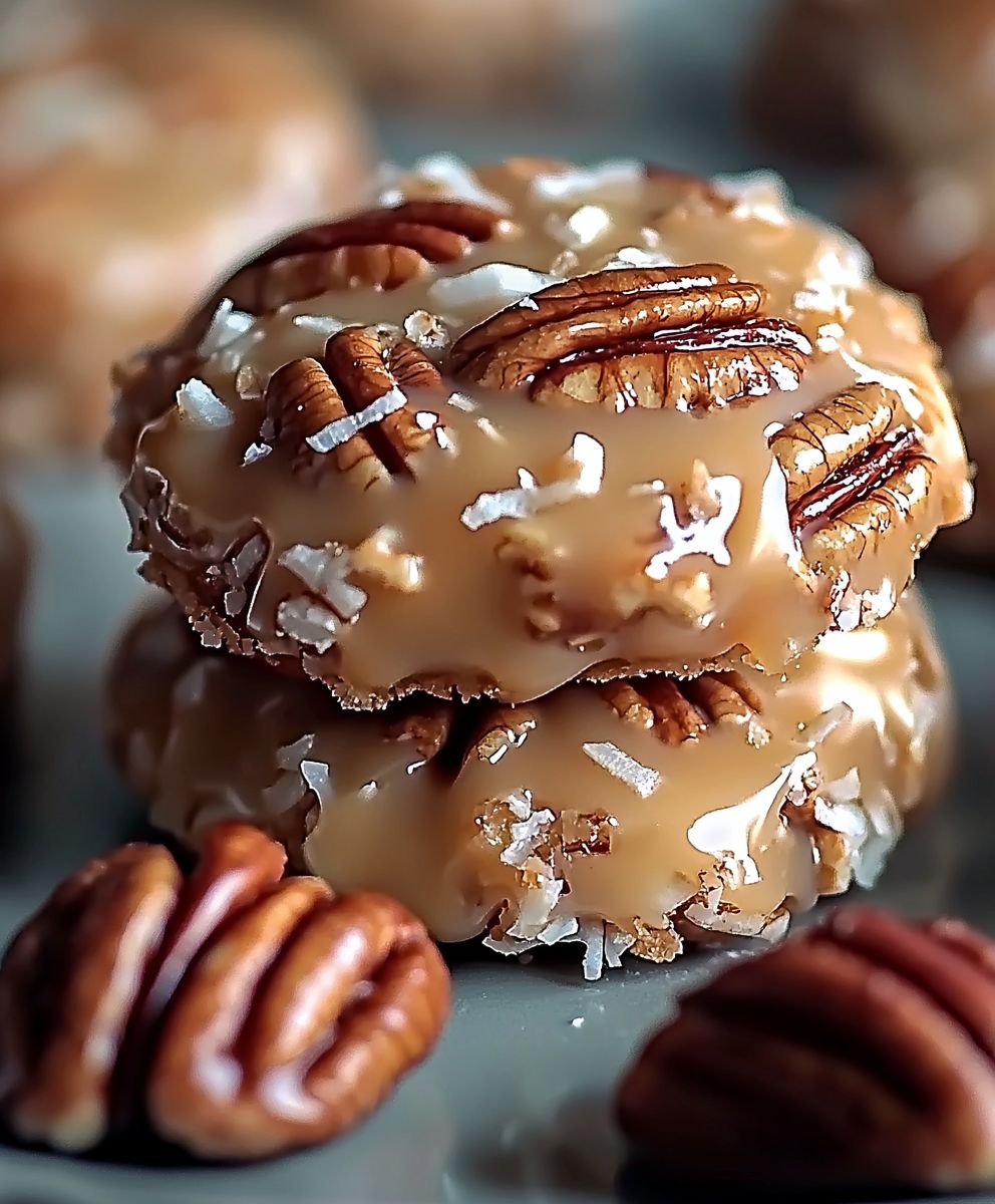 Biscuits pralinés noix pécan coco