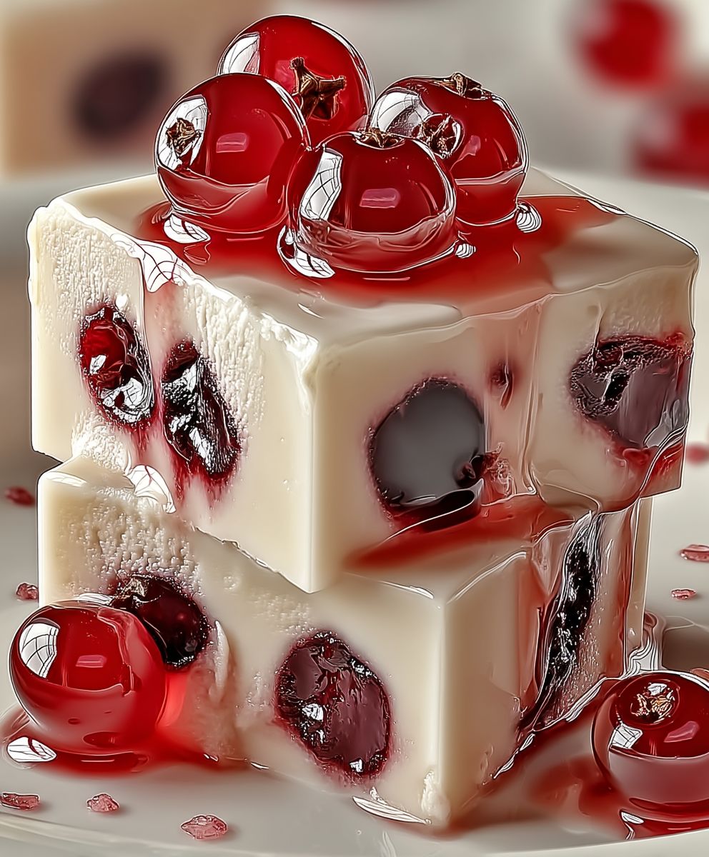 Fondant chocolat cerise marasquin blanc