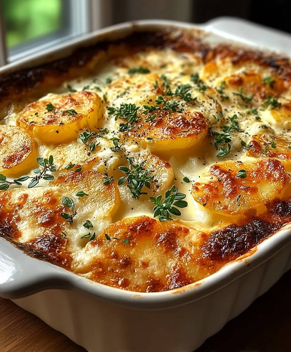Pommes de Terre Gratinees Fromage