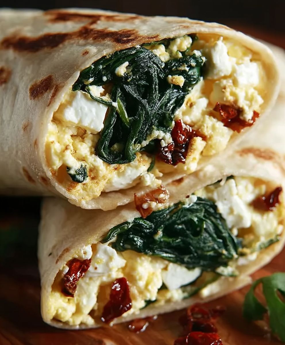 Wrap épinards feta