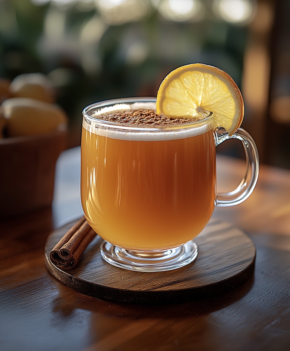 Grog chaud caramel