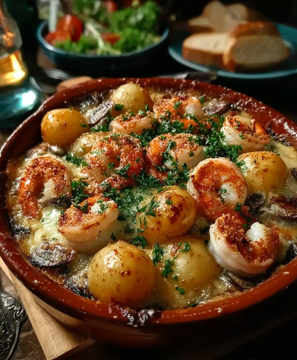 Casserole fruits de mer facile