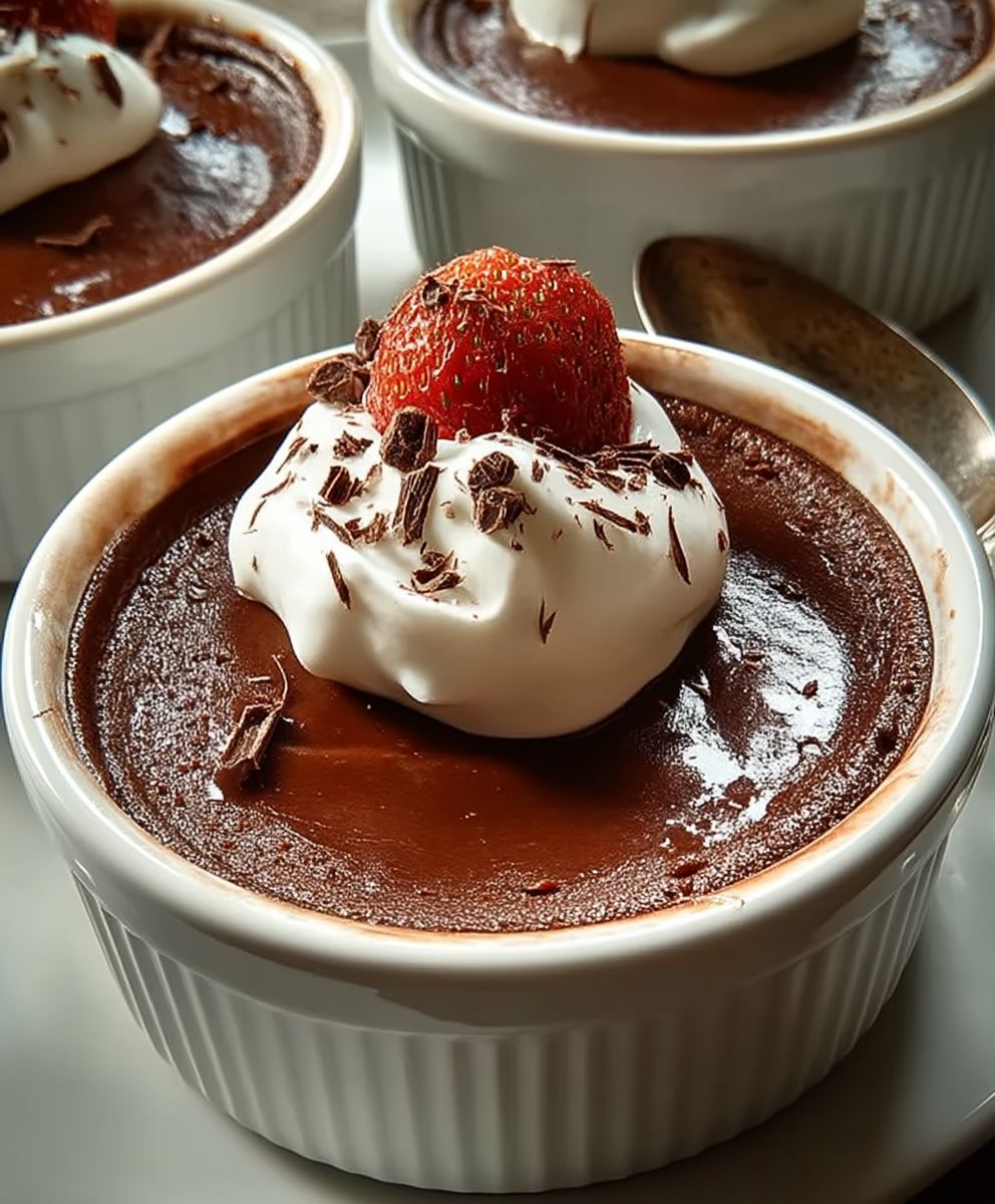 Pots de crème au chocolat