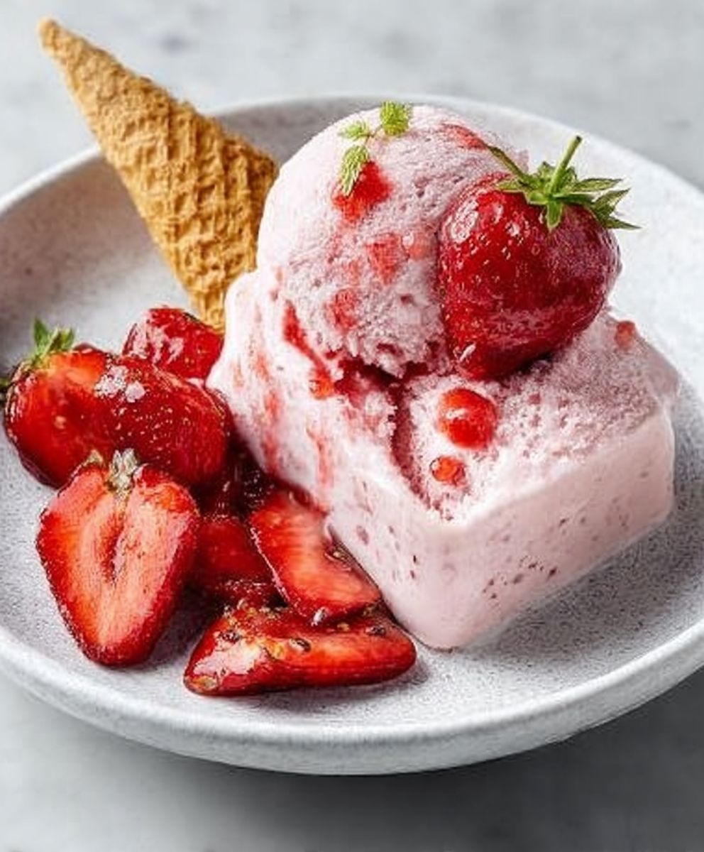 Gelat fraise facile