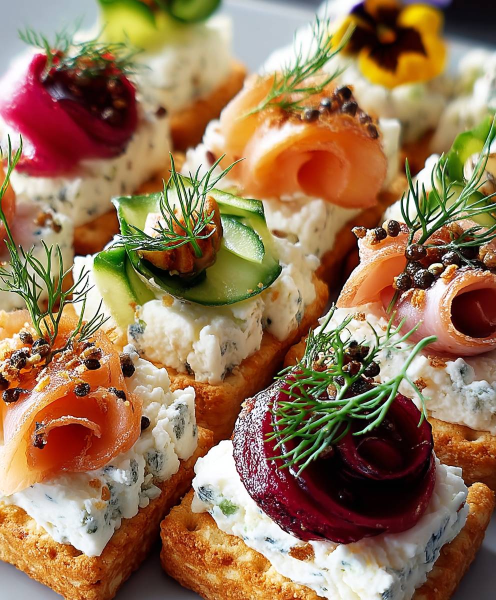 Crackers de printemps maison