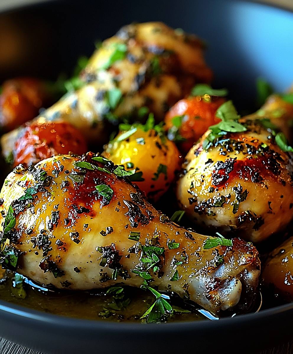 Pilons poulet marinés coriandre