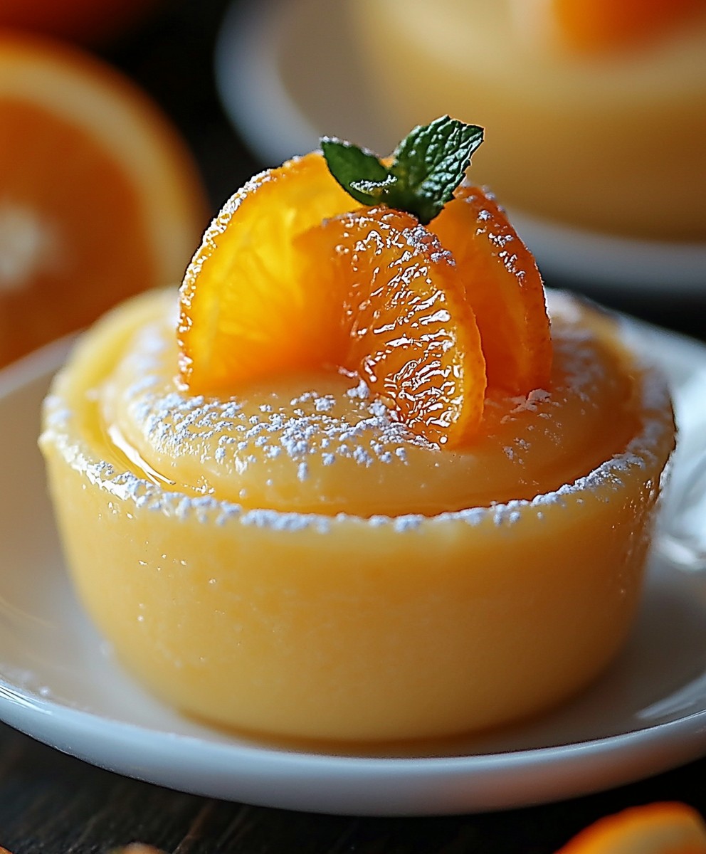 Mousse à l'orange facile