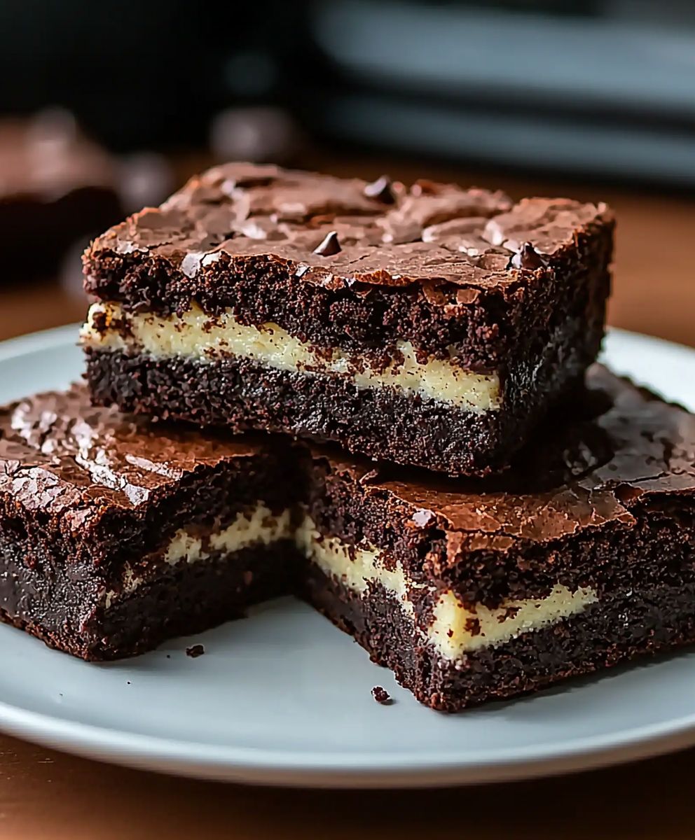 Brownies triple chocolat