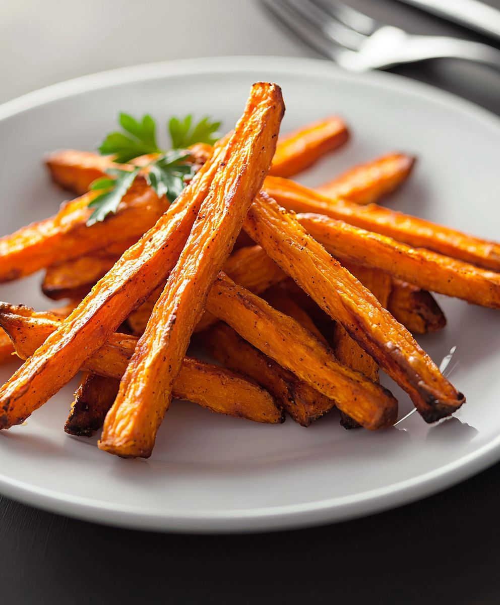 Frites patates douces air fryer Ninja