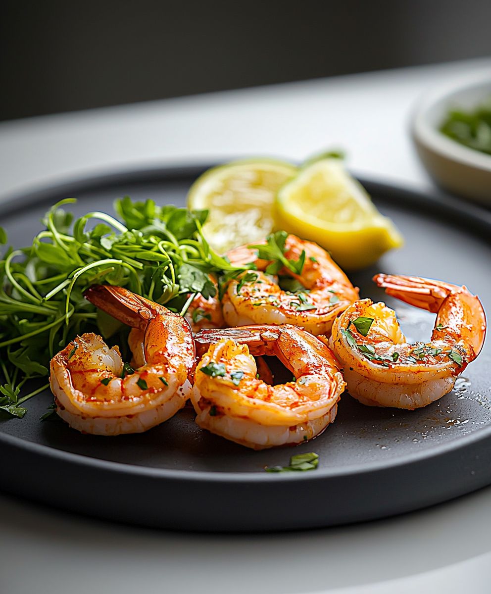 Crevettes épicées air fryer Ninja