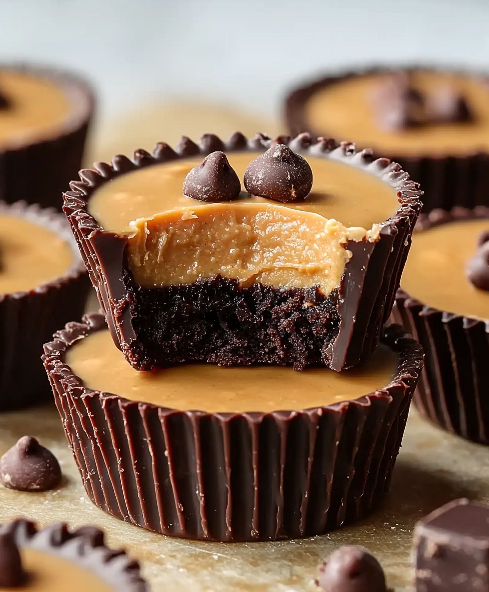 Cups au beurre de cacahuètes chocolat