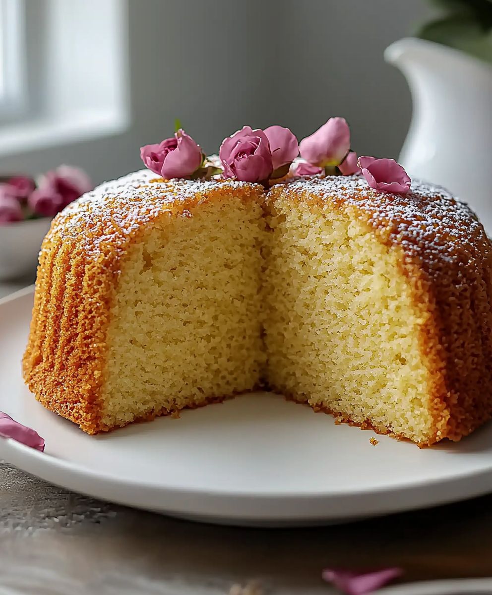 Gateau lait eau de rose