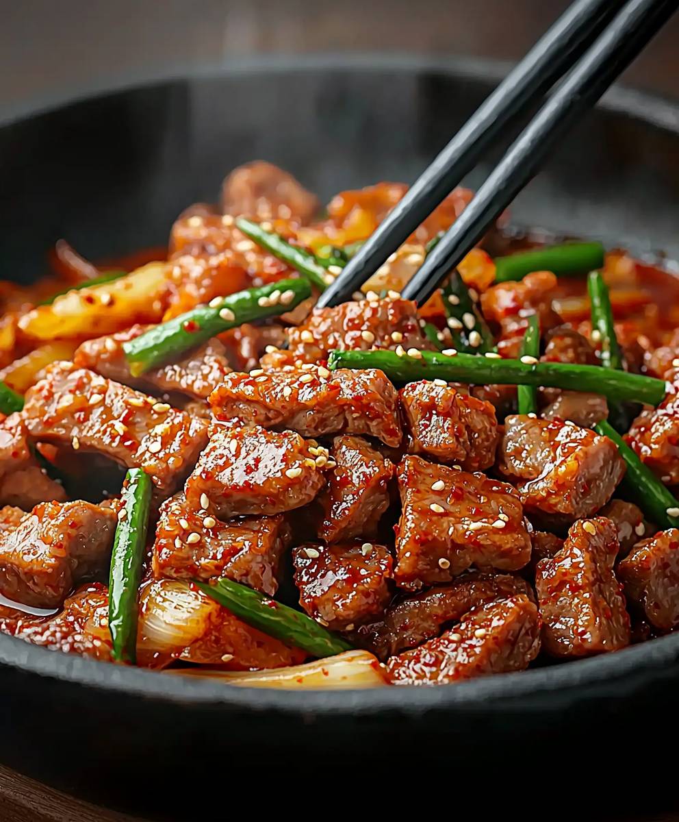 Bulgogi porc épicé coréen