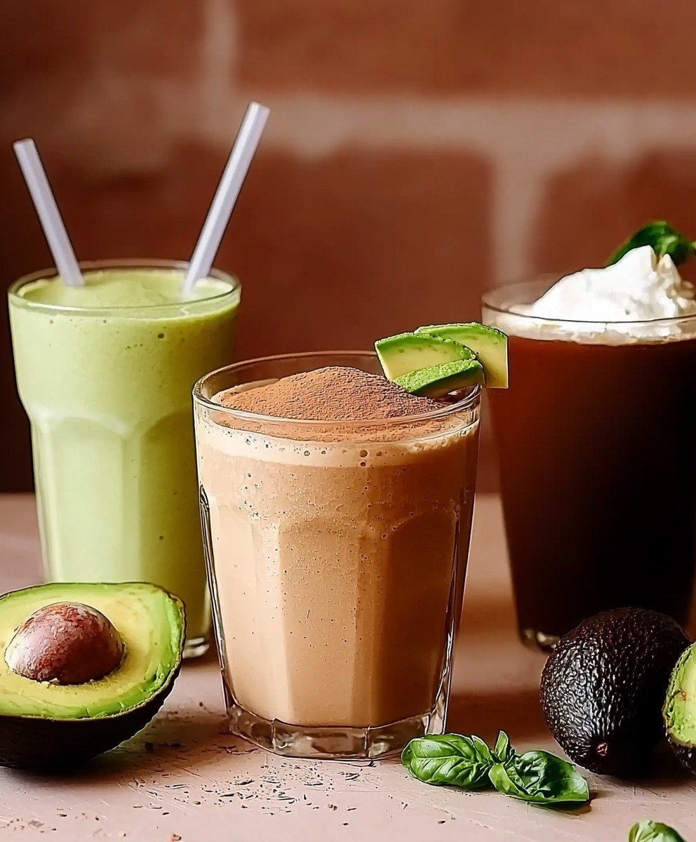 Milkshake café avocat