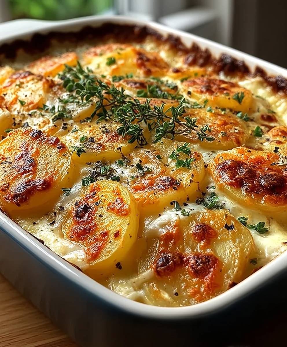 Pommes de Terre Gratinees Fromage